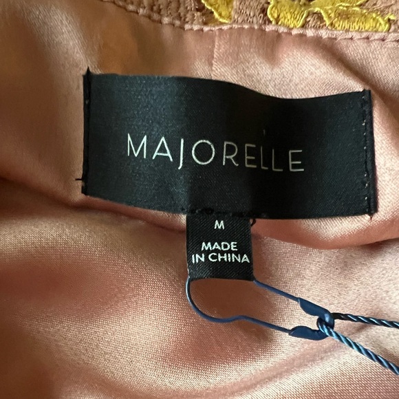 MAJORELLE Roma Ruffled Top In Golden Blush - Picture 10 of 13